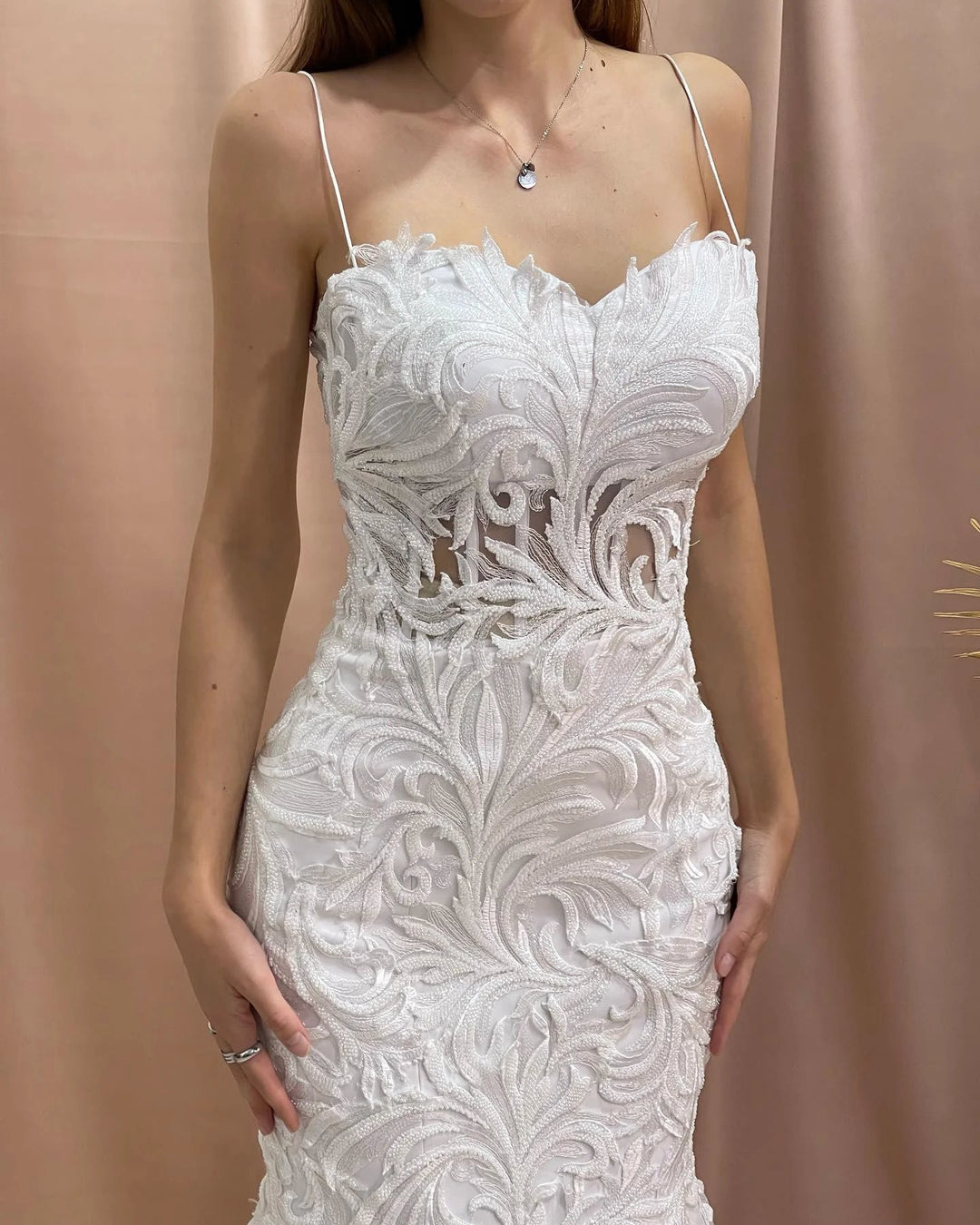 Fabulous Mermaid Sweetheart Sleeveless Appliques Tulle Satin Wedding Dresses by misshow.com