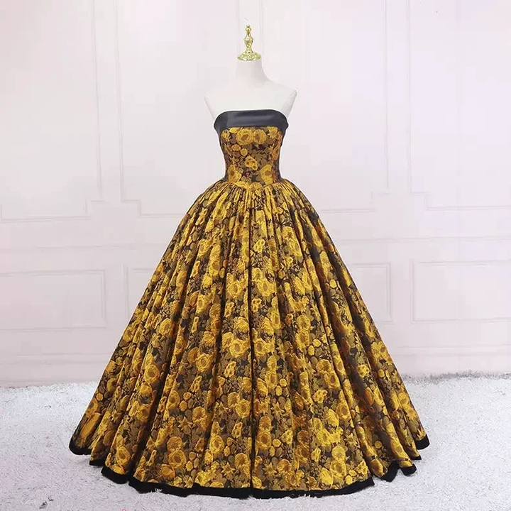 Vintage Oil Painting Evening Dress New Arrival Evening Dress s15 by simplepromdress