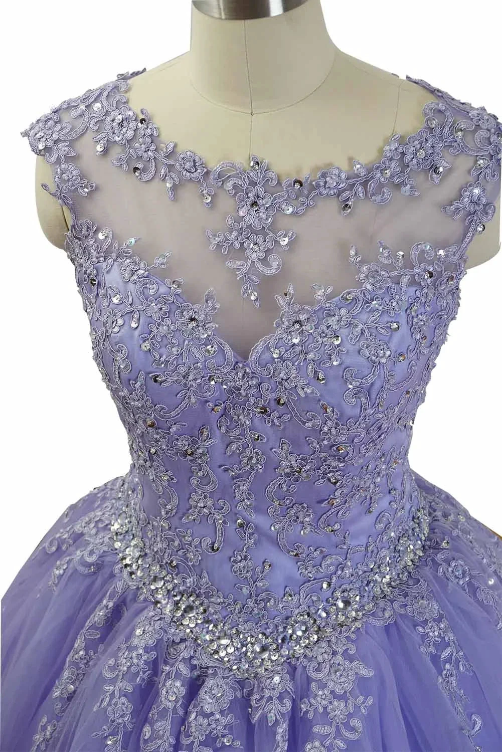 Gorgeous Quinceanera Dresses With Applique And Beading, Purple Ball Gown Y1252 by simplepromdress