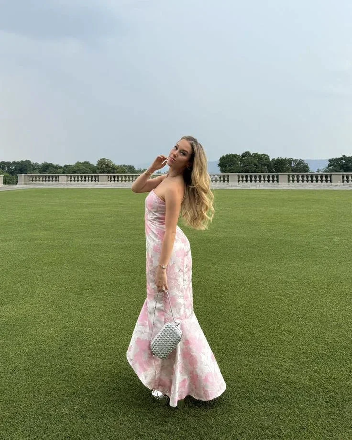 Sweet Pink Satin Print Floral Evening Dress Mermaid Prom Dress Y7828 by simplepromdress