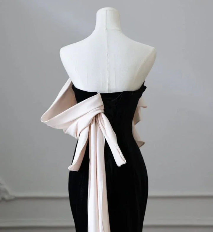 Elegant Satin Mermaid Train Formal Party Dress Prom Evening Dress Y6414 by simplepromdress
