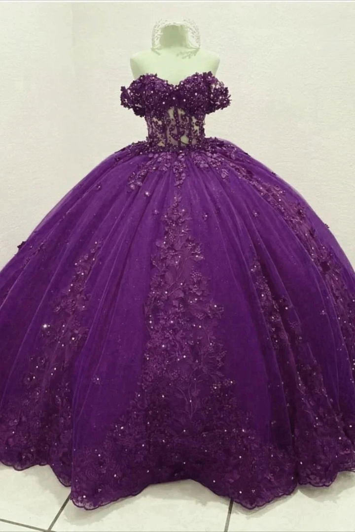 Ball Gown Sweetheart Quinceanera Prom Dresses Sweet 15 Party Y4308 by simplepromdress