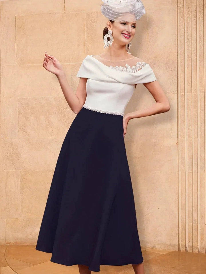 A-Line/Princess Mother of the Bride Dresses with Applique &amp; Beading by Dreamylily