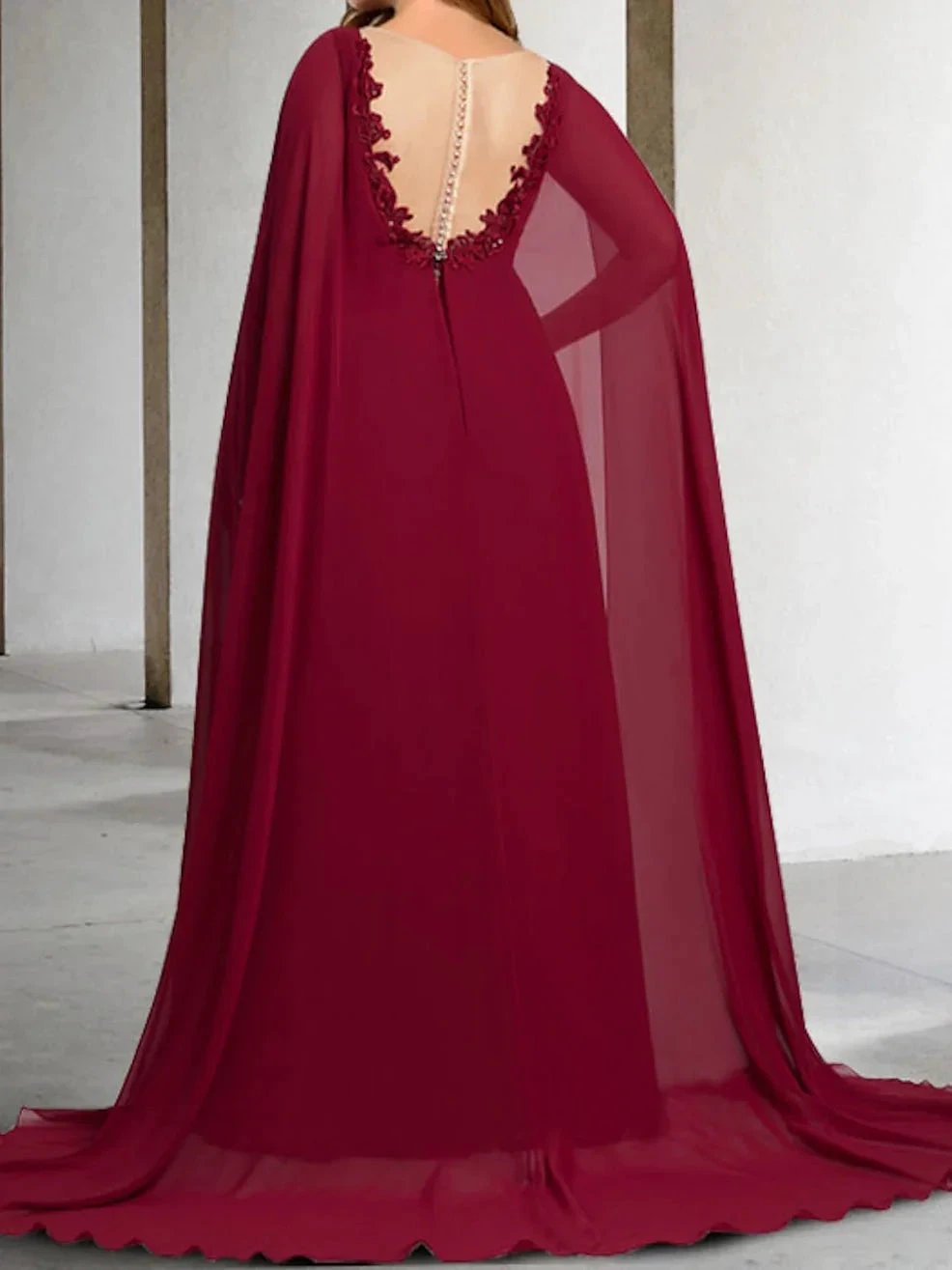 A-Line/Princess V-Neck Mother of the Bride Dresses with Applique by Dreamylily