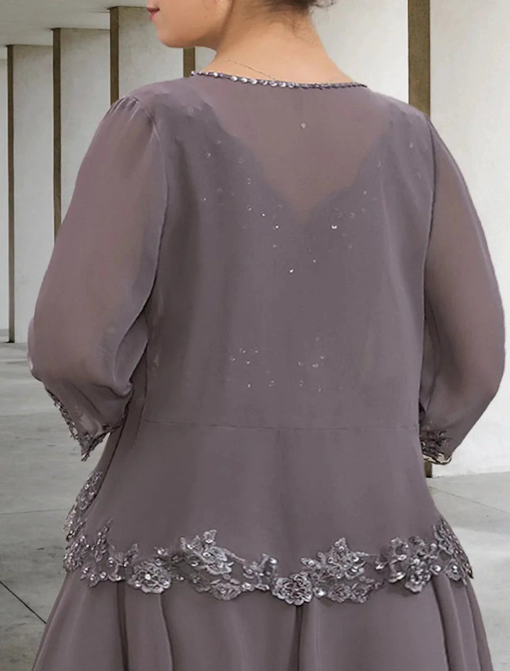 A-Line/Princess Mother of the Bride Dresses with Applique &amp; Sequins by Dreamylily