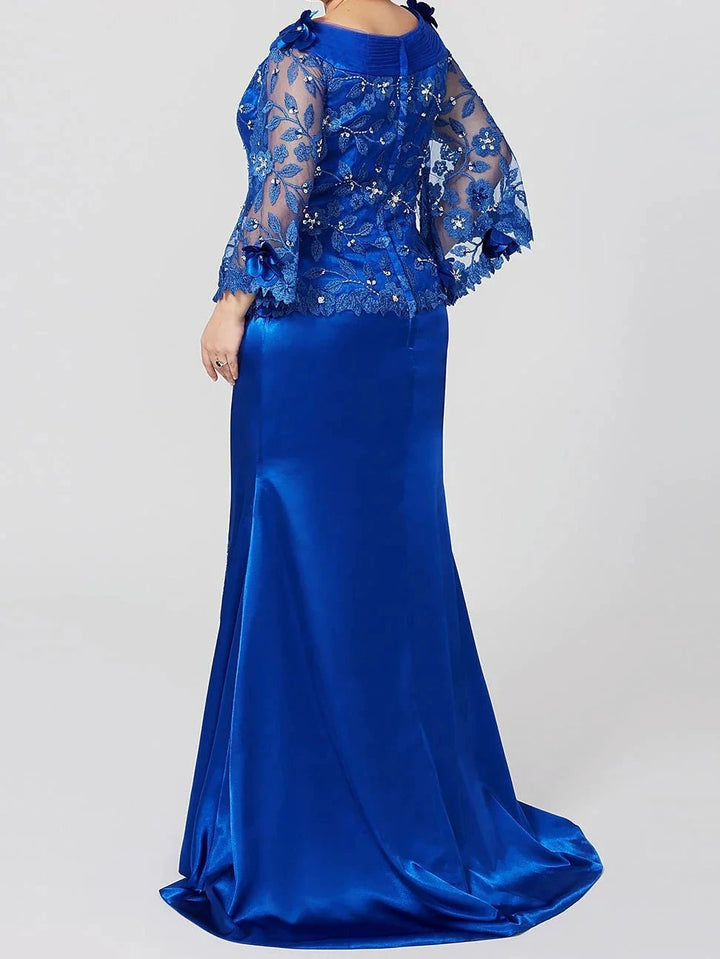 Trumpet/Mermaid Mother of the Bride Dresses with Applique &amp; Sequins by Dreamylily