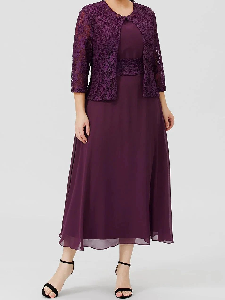 A-Line/Princess Mother of the Bride Dresses with Applique &amp; Jacket by Dreamylily