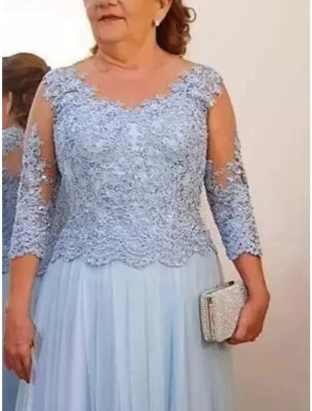 A-Line/Princess Tulle Mother of the Bride Dresses with Applique by Dreamylily