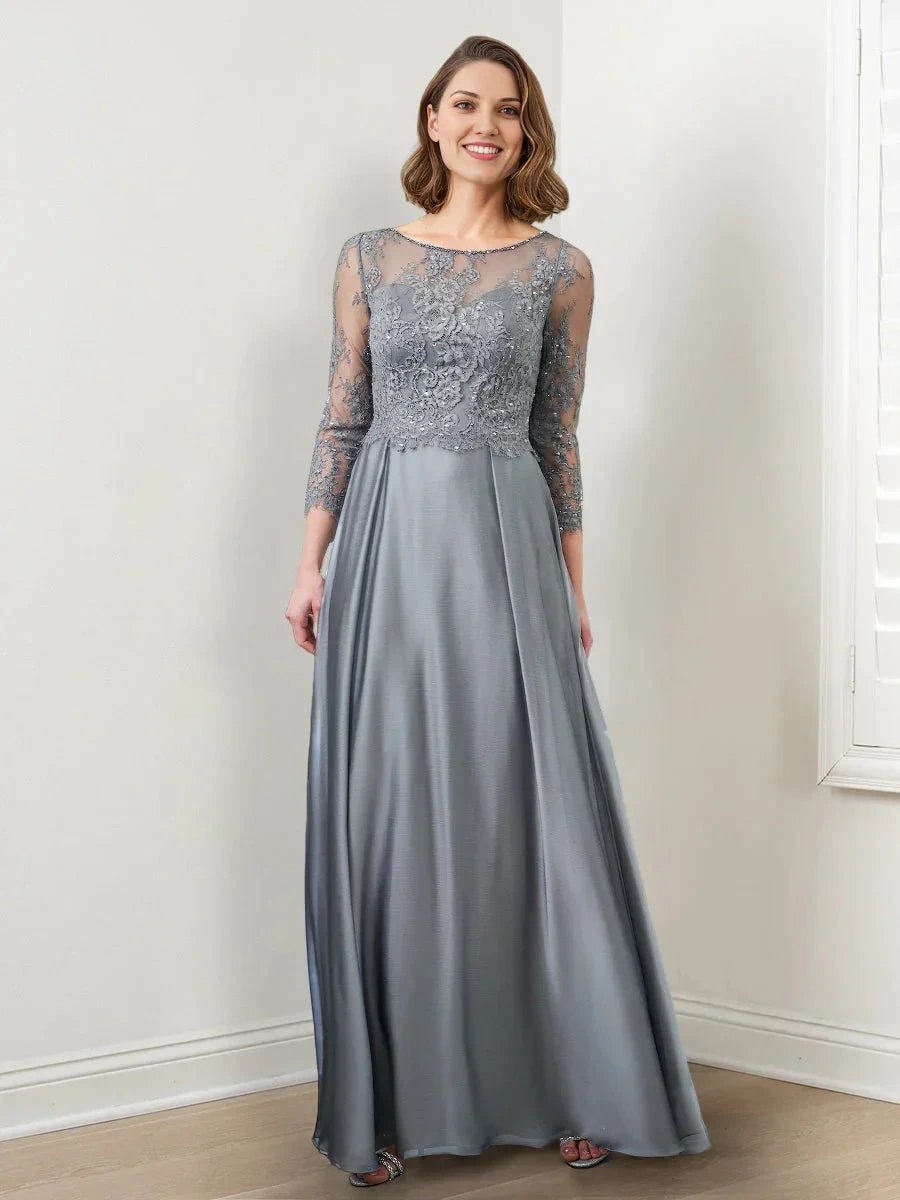 A-Line/Princess Mother of the Bride Dresses with Applique &amp; Sequins by Dreamylily