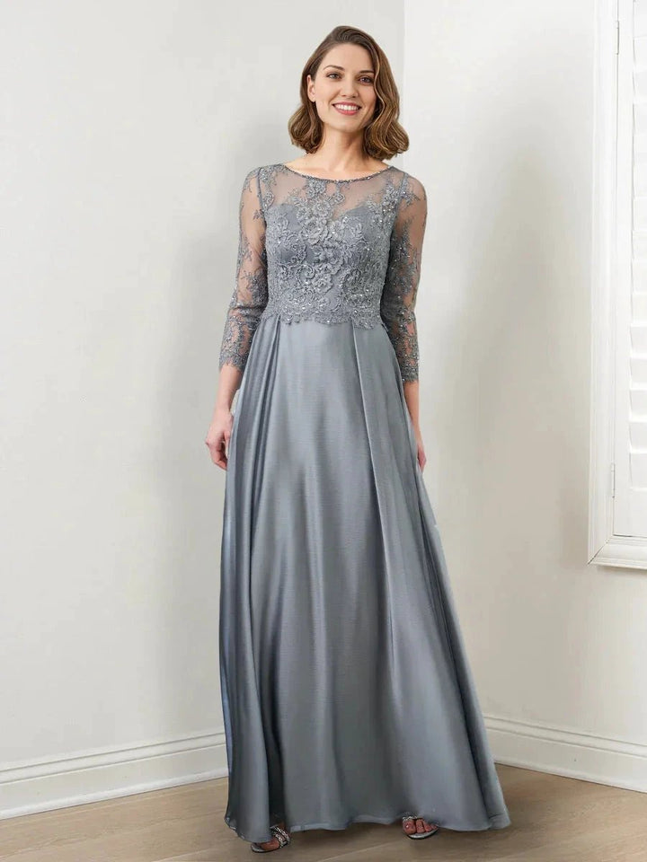 A-Line/Princess Mother of the Bride Dresses with Applique &amp; Sequins by Dreamylily