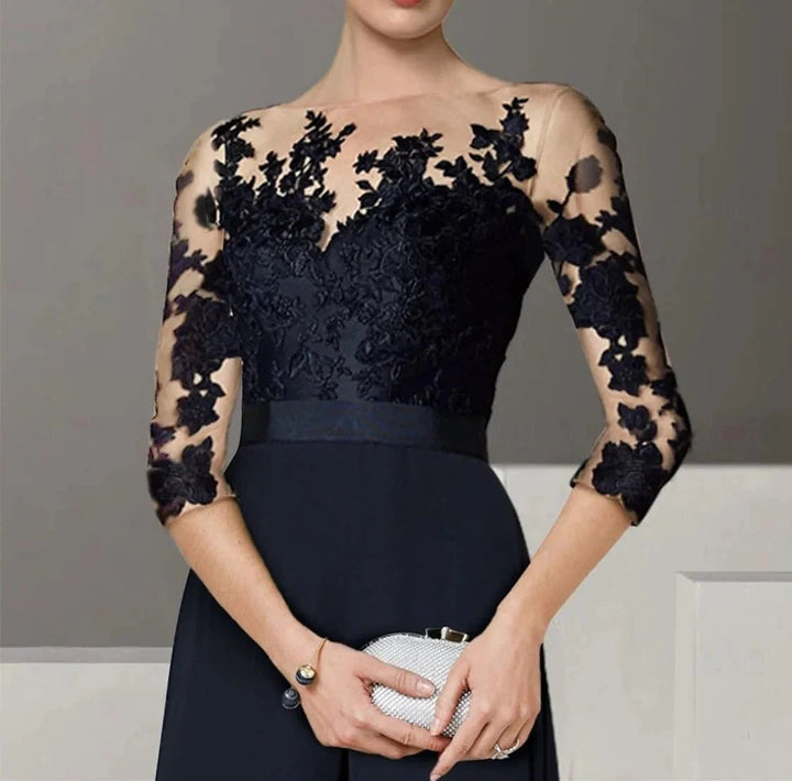 A-Line/Princess Mother of the Bride Dresses with Applique by Dreamylily