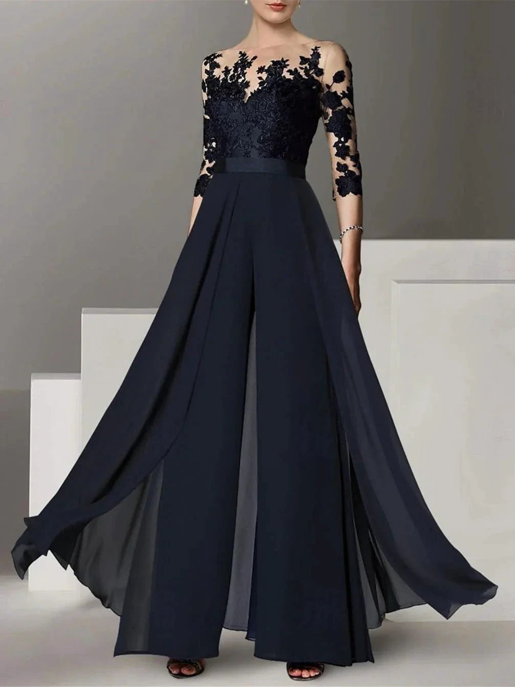 A-Line/Princess Mother of the Bride Dresses with Applique by Dreamylily