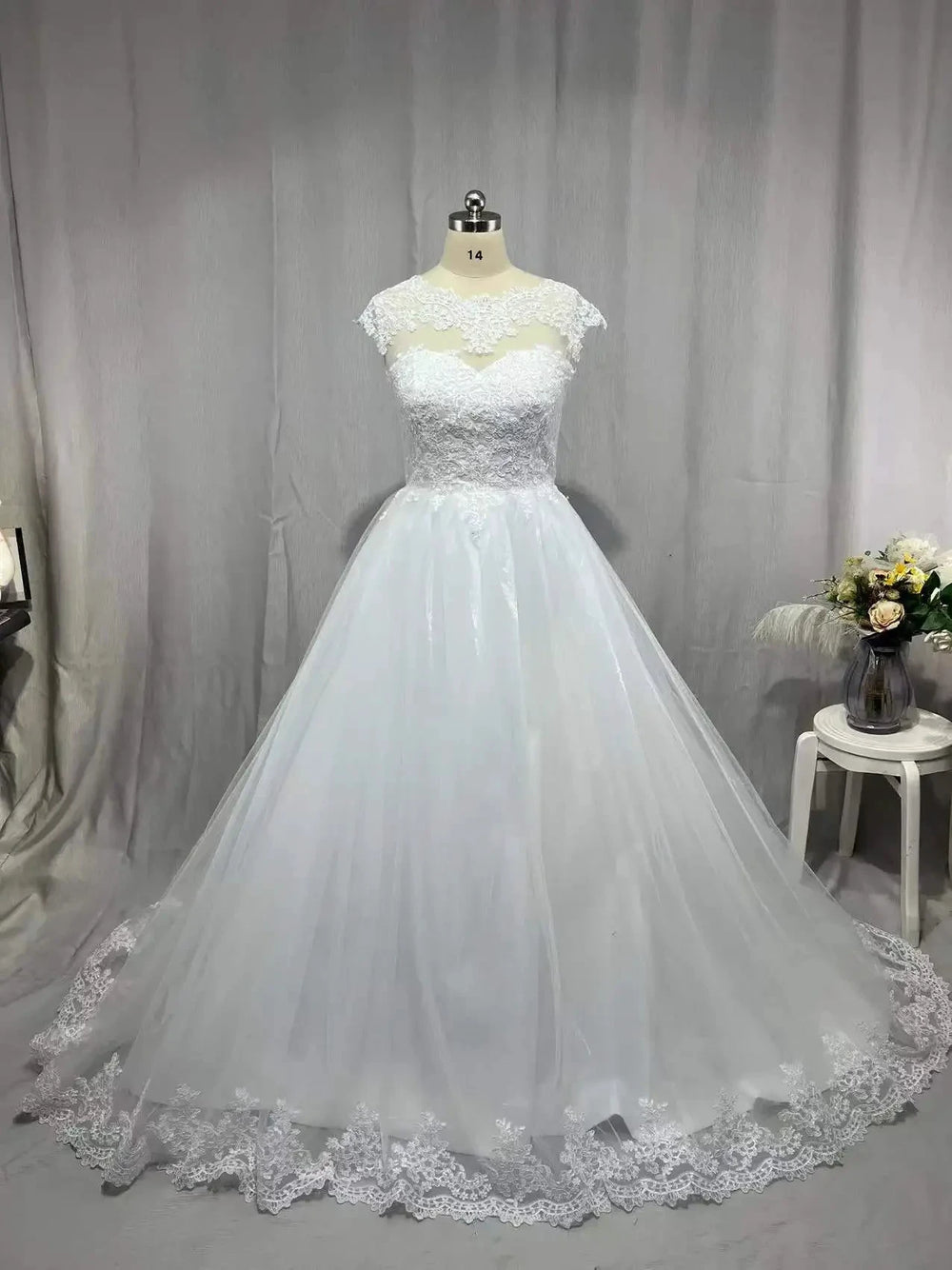 MYYBLE Real Photo Backless Cap Sleeves Bohemian Modern Wedding Dresses 2022 Plus Size Custom Made Vestido De Noiva Wedding Dress by payinti