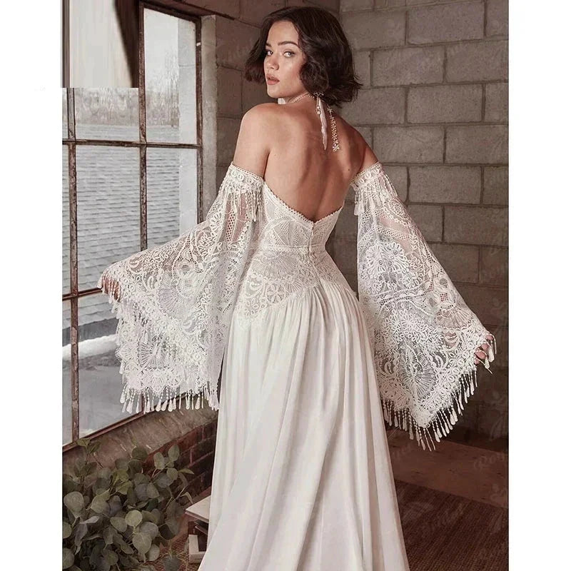 Mermaid Bohemian Wedding Dresses Women&