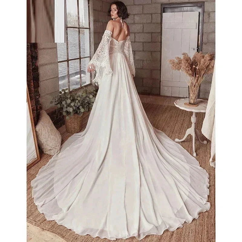 Mermaid Bohemian Wedding Dresses Women&