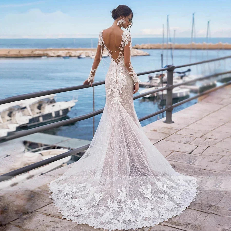 Mermaid Wedding Dress Sexy Women&