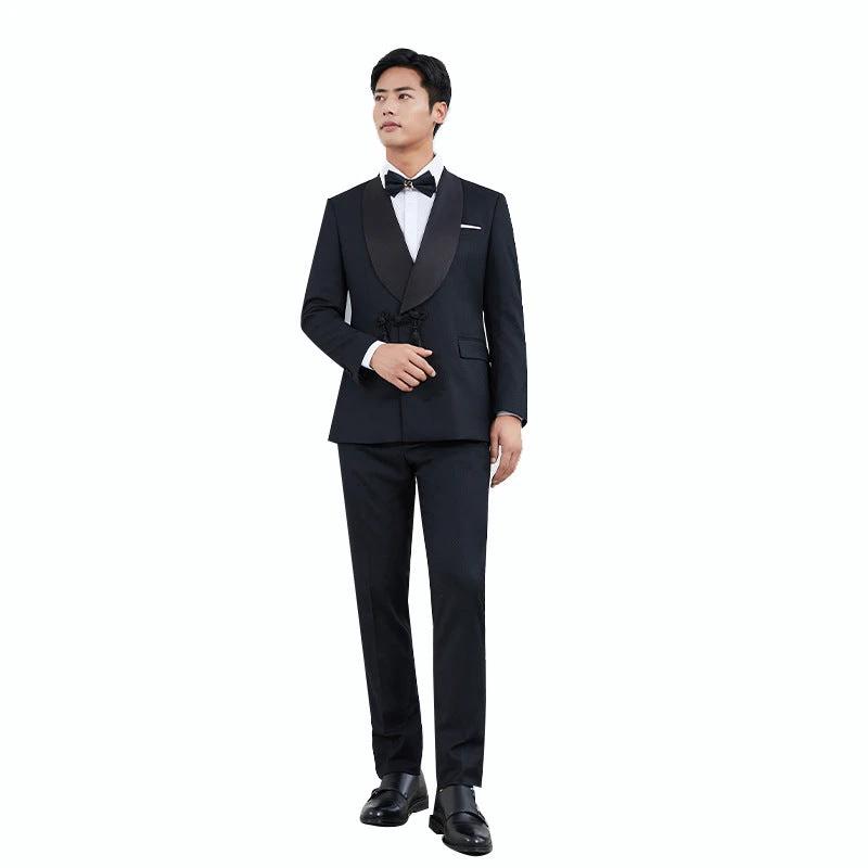 Customized wedding evening gown, men&