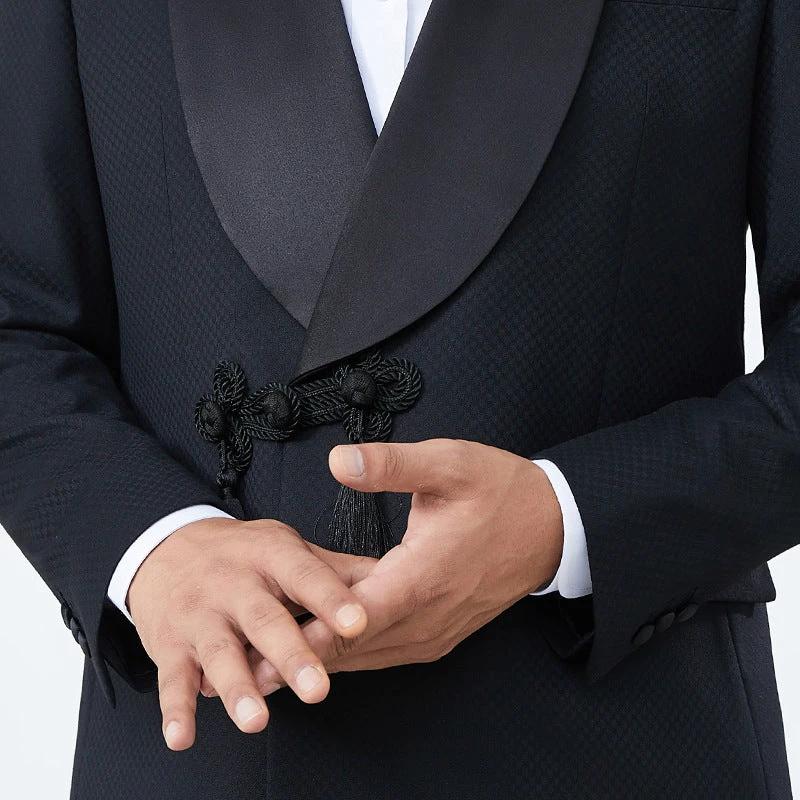 Customized wedding evening gown, men&