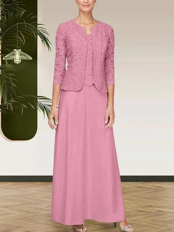 Glitter Lace &amp; Satin Skirt Jacket Dress with Open Jacket by Dreamylily