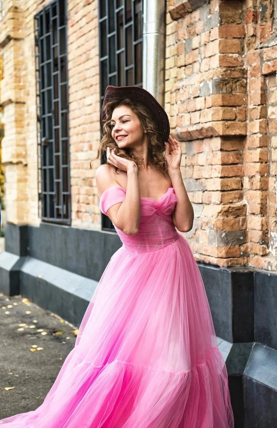Pink tulle dress &amp; Pink birthday dress 2025 SY035 by vivymakudress