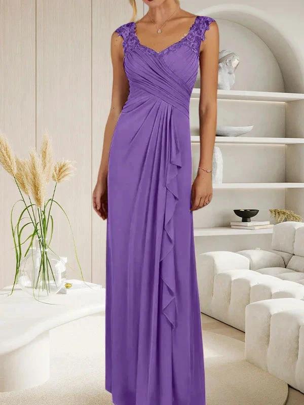 Champagne A-Line Sweetheart Neckline Pleated Mesh Dress by Dreamylily