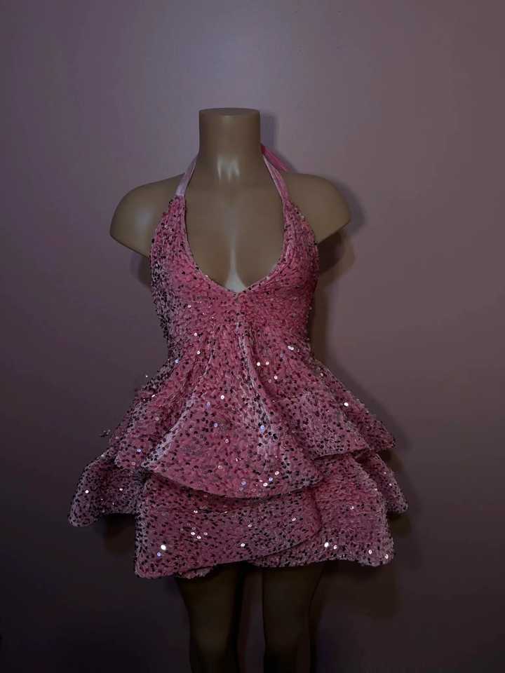 Red Sequin A-line Homecoming Dresses Sparkly Sequin Cocktail Dresses Y4239 by simplepromdress