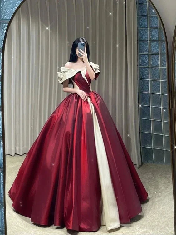 Charming Off The Shoulder Ball Gown,18th Birthday Dress Y7161 by simplepromdress