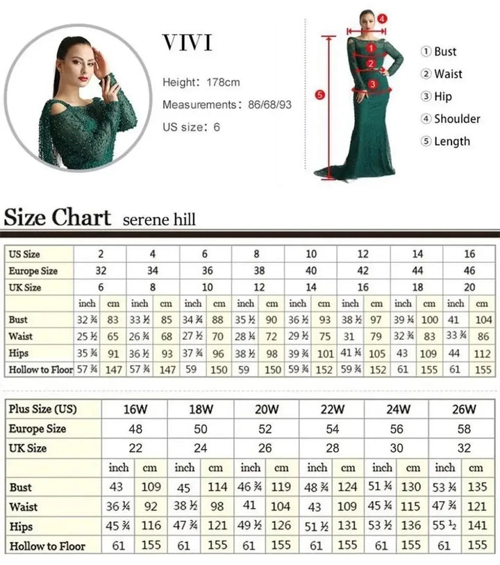 Serene Hill Blue Cape Sleeves A-Line Beaded Evening Dresses Customized Party Gowns for Women DLA72248A