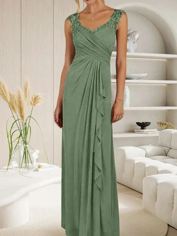 Champagne A-Line Sweetheart Neckline Pleated Mesh Dress by Dreamylily