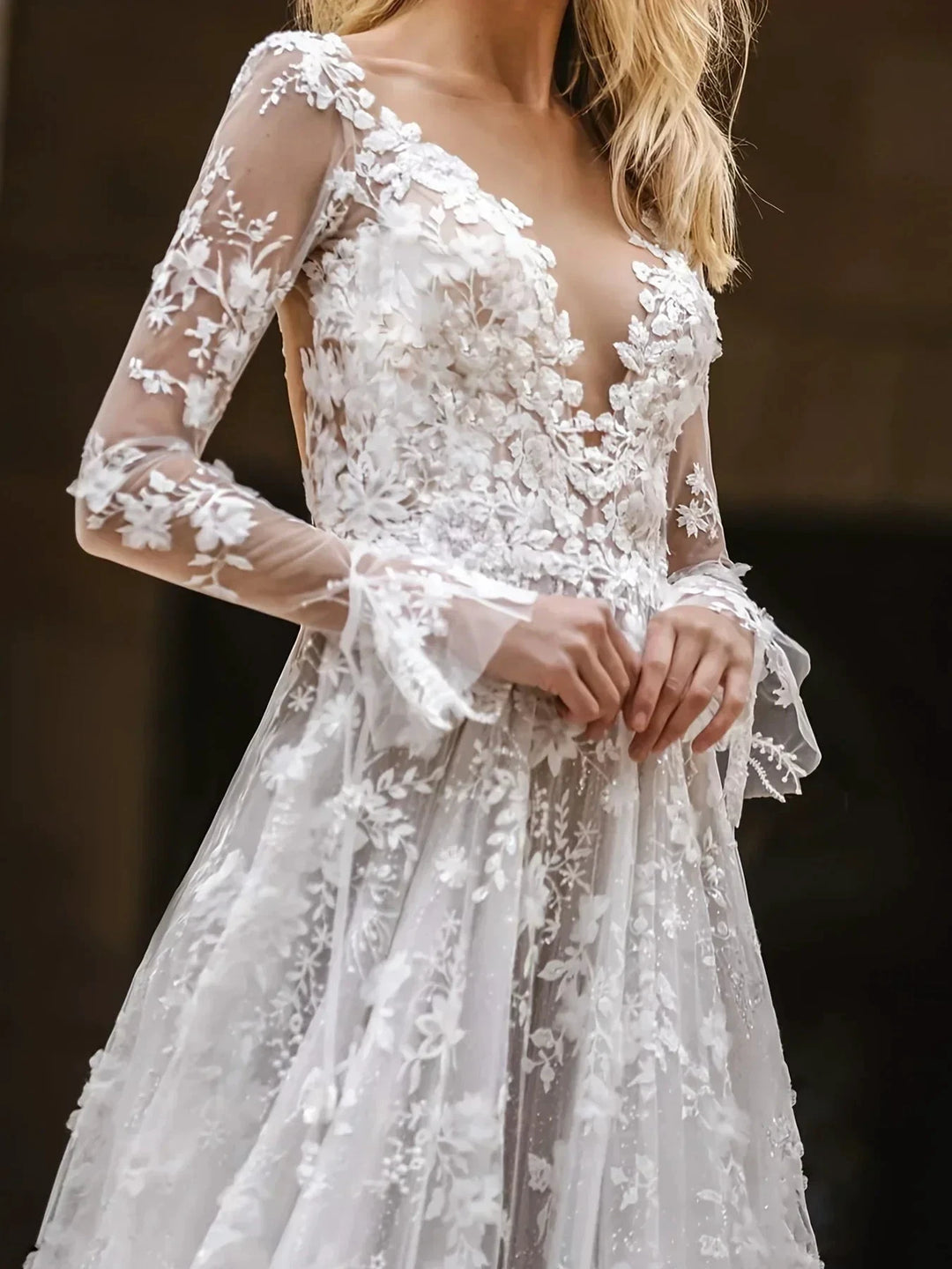 Sexy Bride Robe Lace White Backless Wedding Evening Dress Elegant Low Cut Deep V Neck Stretchy Satin Maxi Mermaid Celebrity Gown by payinti
