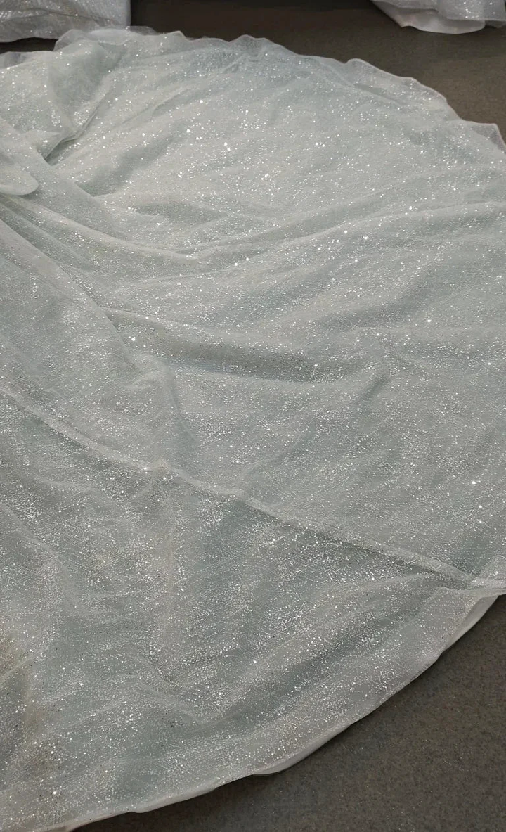 Frost Crystal Petal Ballgown by ZAPDRESS