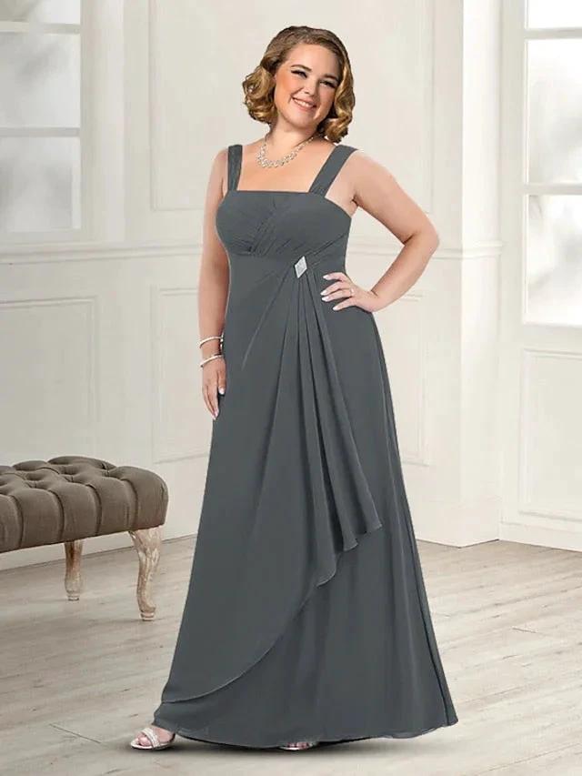 A-Line/Princess Spaghetti Straps Mother of the Bride Dresses with Jacket by Dreamylily