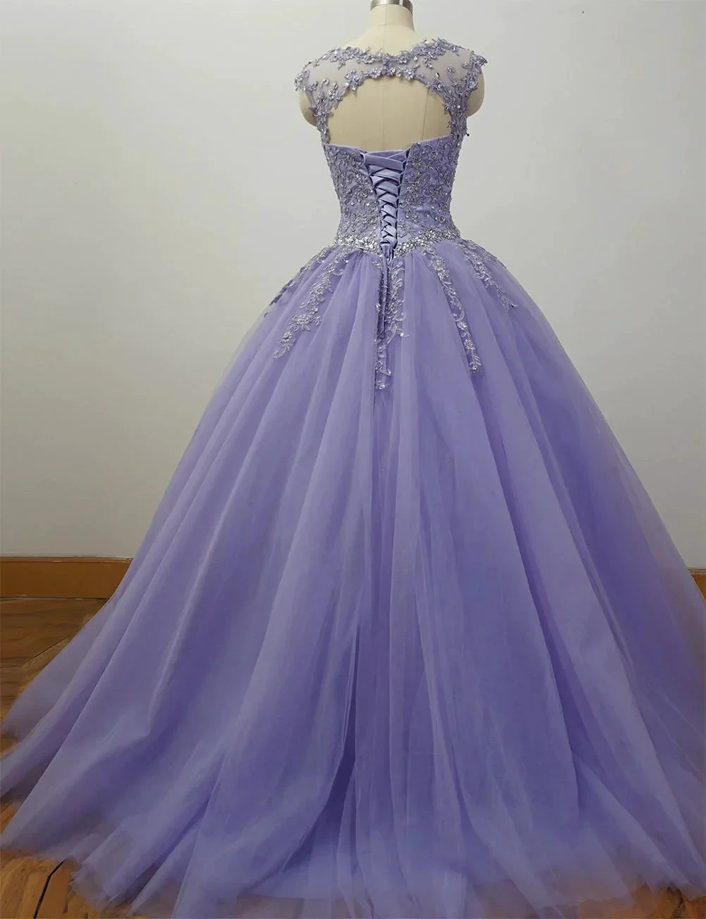 Gorgeous Quinceanera Dresses With Applique And Beading, Purple Ball Gown Y1252 by simplepromdress