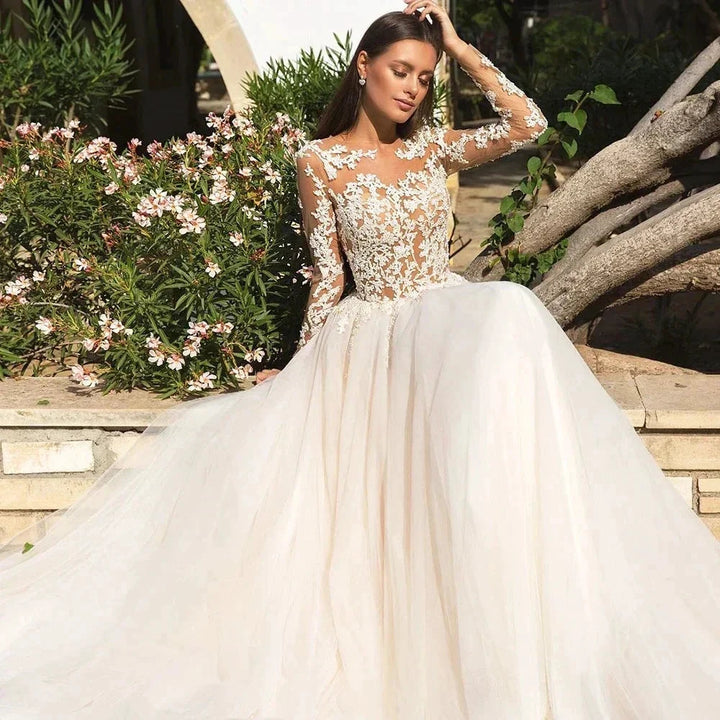 Vintage Boho Wedding Dresses For Women&