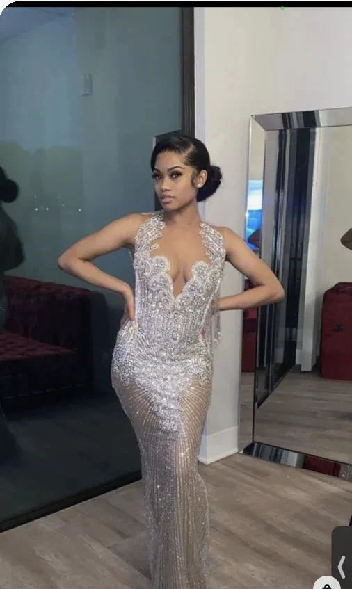 Sexy Prom Dress Mermaid Prom Dresses Long Formal Evening Dress Black Girl Prom Dresses Y98 by simplepromdress
