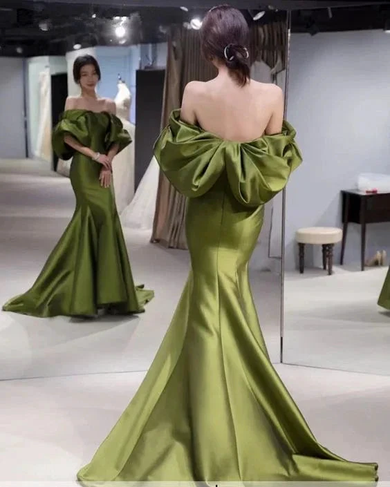 Emerald Evening Dress Women&