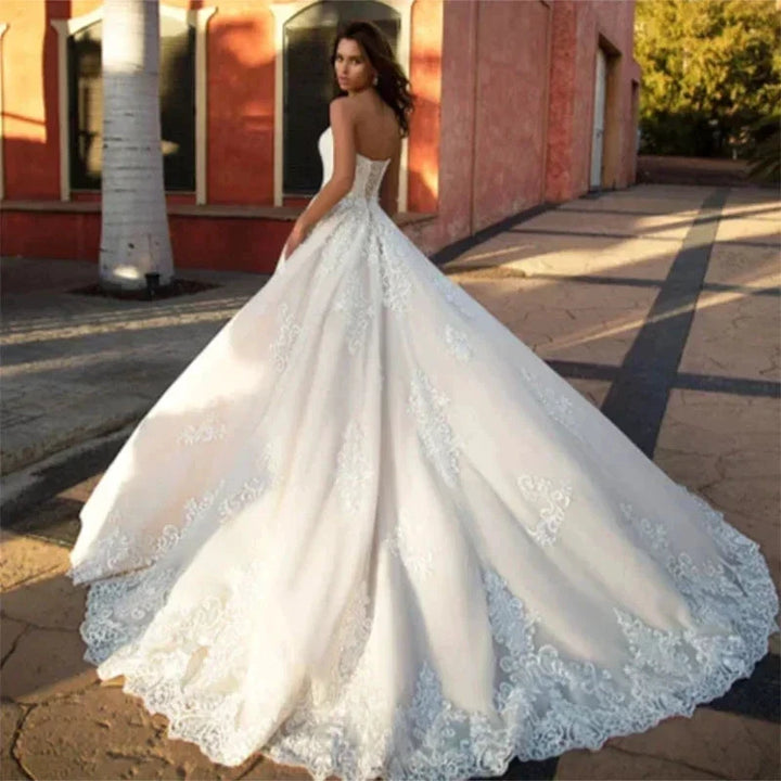 Wedding Dresses Sweetheart Prom Gowns Women&