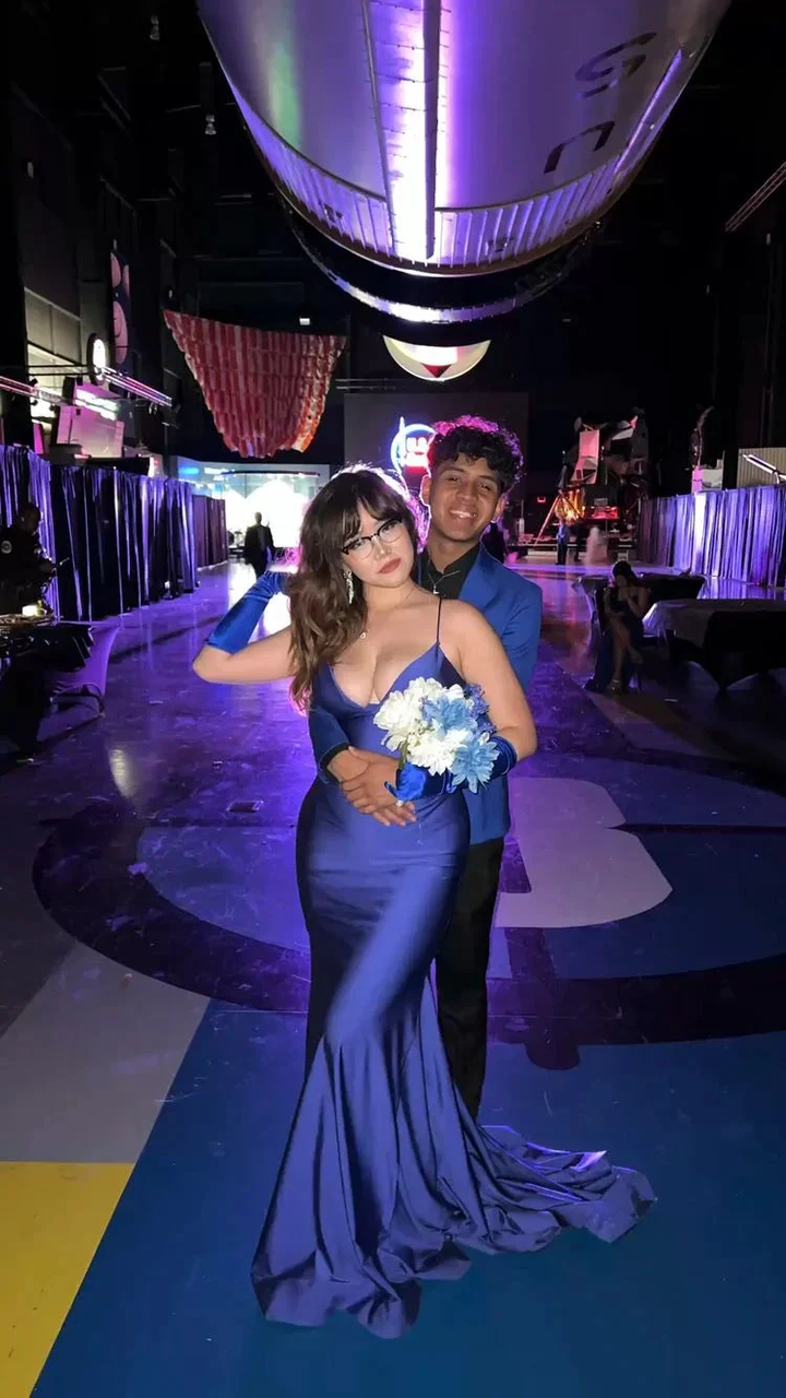Classic Royal Blue Mermaid Evening Dress with Train Y4229 by simplepromdress