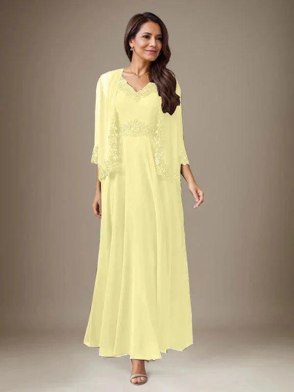 Plum A-Line Sequins Chiffon Dress by Dreamylily