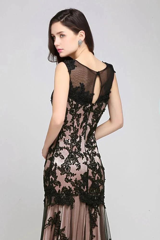 A-line Short Pink Tulle Homecoming Dresses with Lace Appliques by misshow.com
