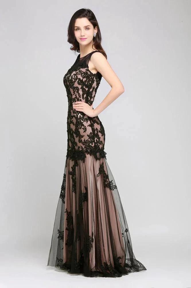 A-line Short Pink Tulle Homecoming Dresses with Lace Appliques by misshow.com
