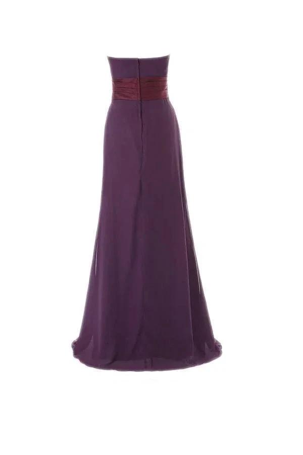 A-Line Sweetheart Floor-length Bridesmaid/Prom Dress With Ruffles BD020 by pgmdress