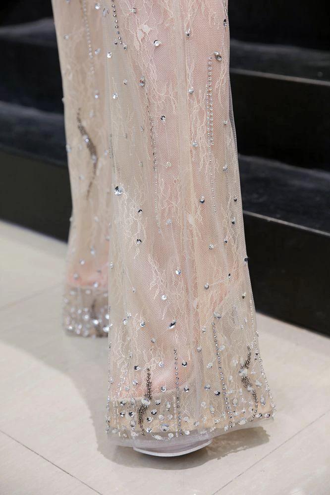 Amazing Illusion High Neck See-through Party Jumpsuit Sleeveless Prom Wear by misshow.com