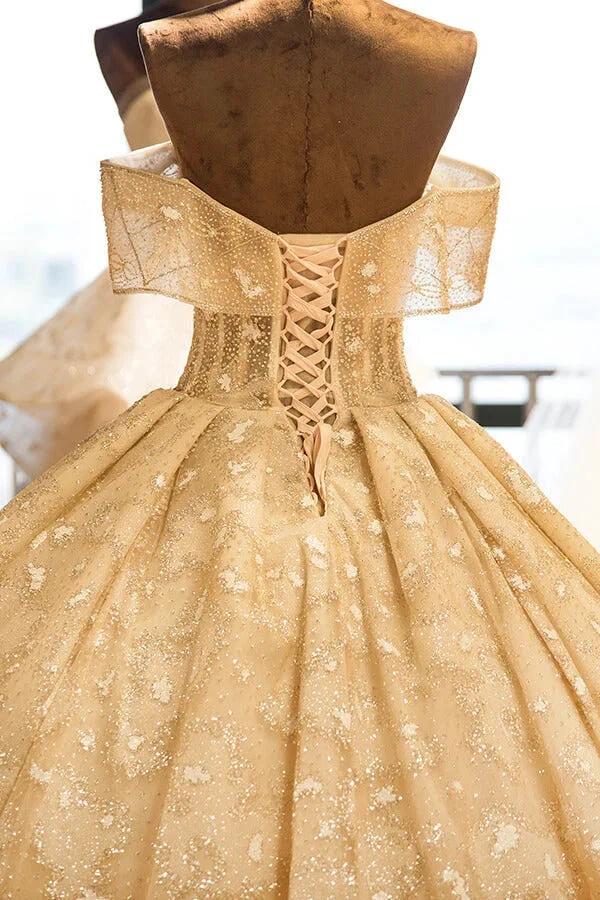 Amazing Strapless Cap sleeves Lace appliques Wedding Dress by misshow.com
