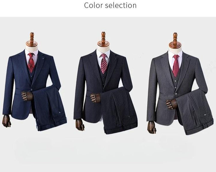 Striped suit men&