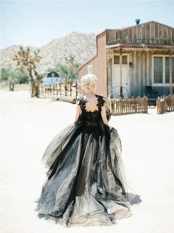 Ball Gown Sleeveless Sweetheart Lace Tulle Prom Dresses by misshow.com