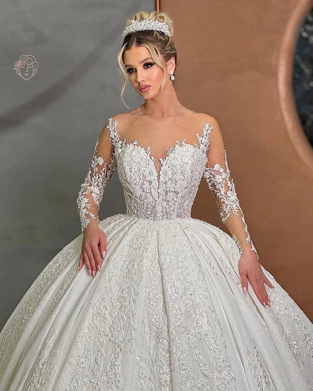 Beautiful Long White Sweetheart Ball Gown Wedding Dress by misshow.com