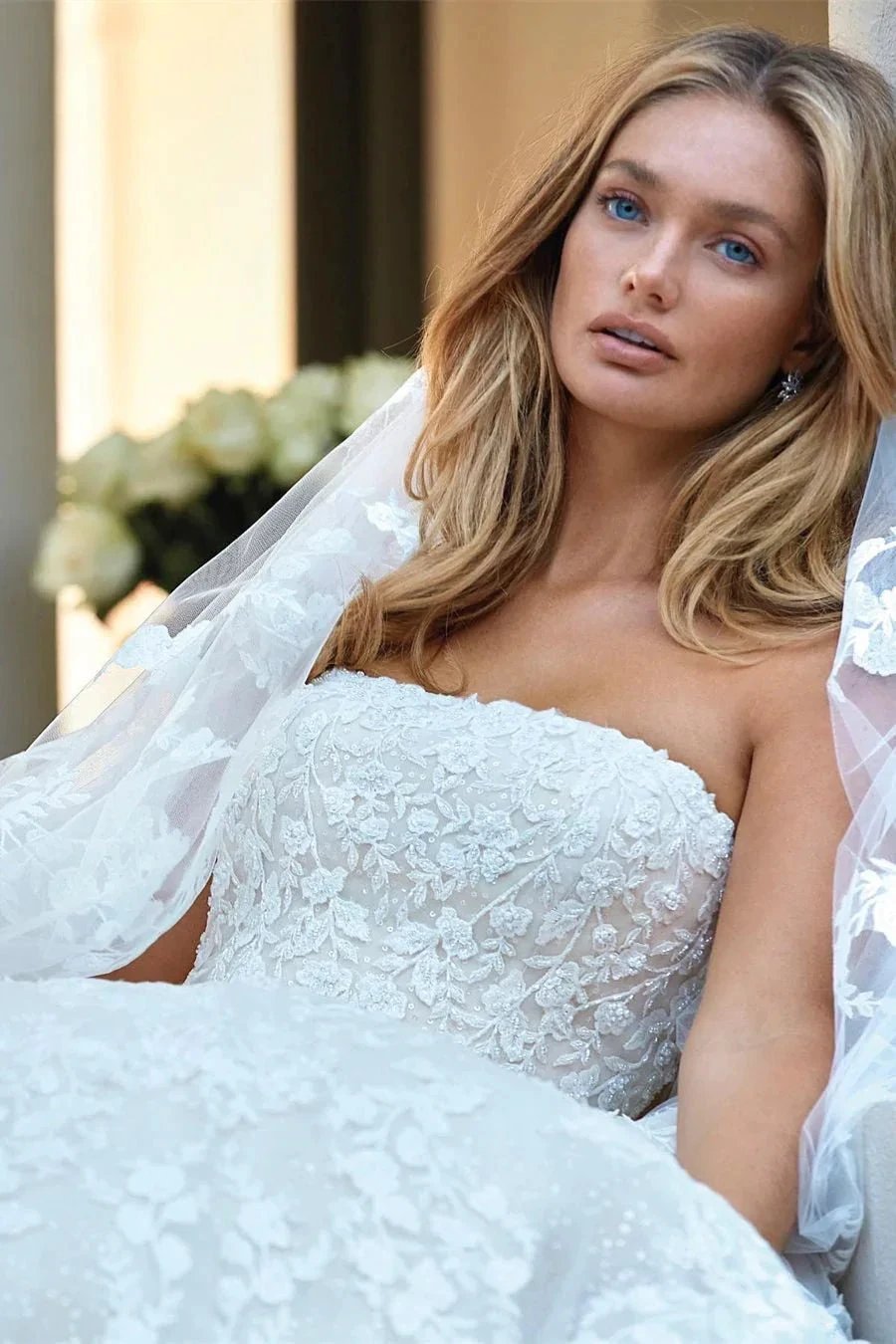 Beautiful Princess A-line Sleeveless Appliques Wedding Dress With Lace by misshow.com