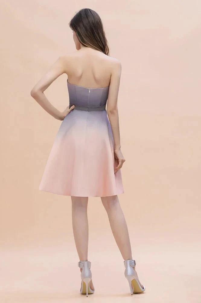 Charming Sweetheart Gradient aline Short Homecoming Dress by misshow.com