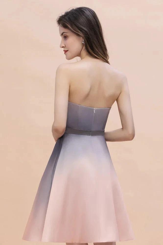 Charming Sweetheart Gradient aline Short Homecoming Dress by misshow.com